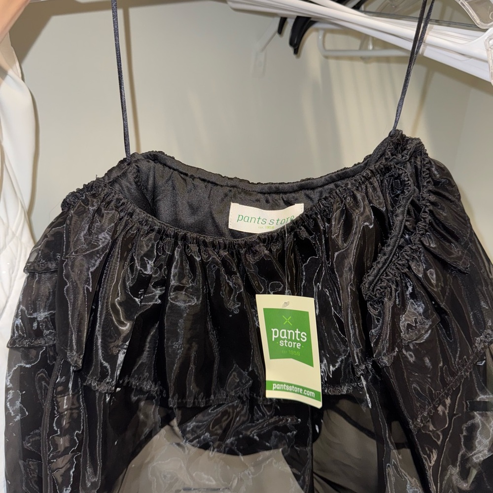 Black Blouse with Elegant Design